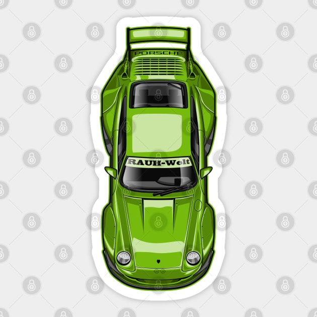 RWB 993 Solid Color Lime Sticker by Jiooji Project